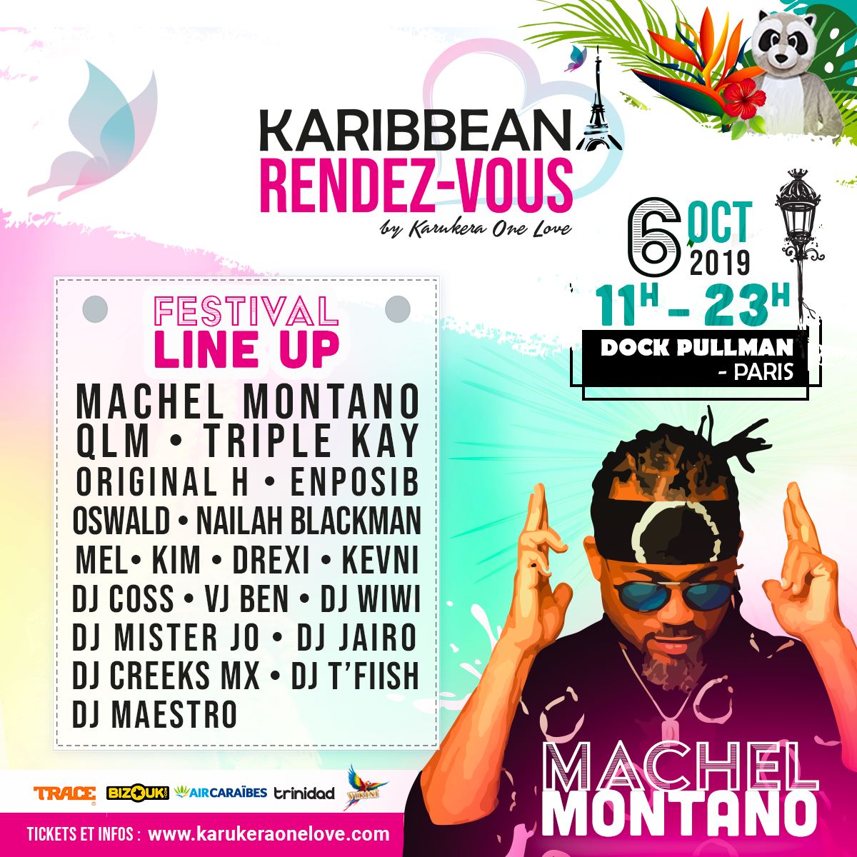 Line-up officiel de Karibbean Rendez-Vous 2019 à Paris